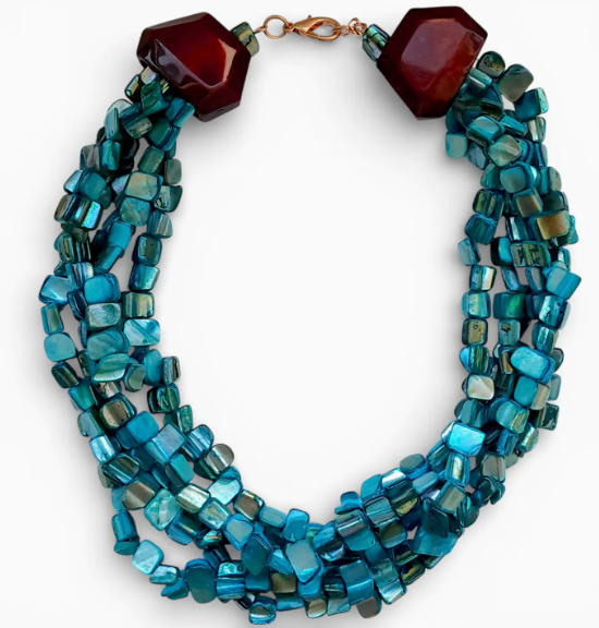 TURQUOISE CHUNKY NECKLACE