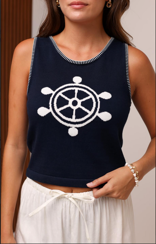 SHIPS WHEEL TANK TOP