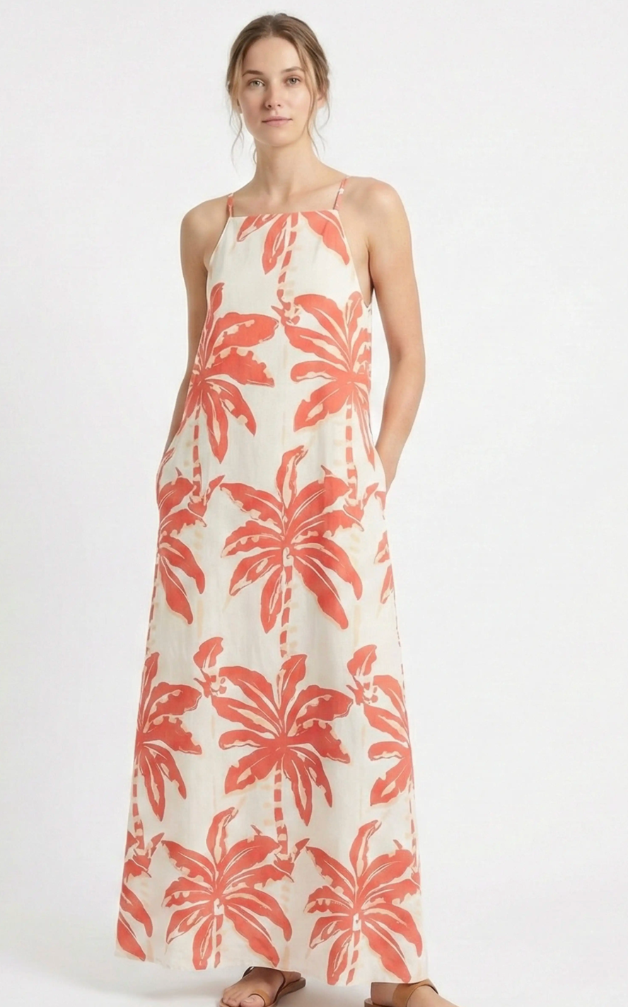 TROPIC PALM DRESS