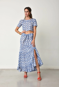 JULIE RETRO EYELET SKIRT & DRESS