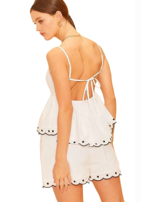 SOFIA TIE BACK TOP