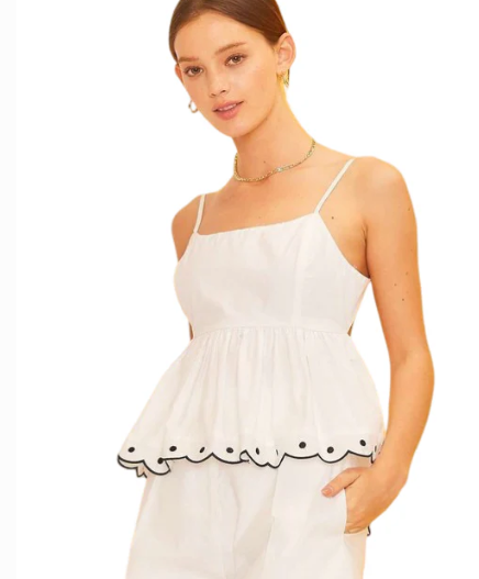 SOFIA TIE BACK TOP