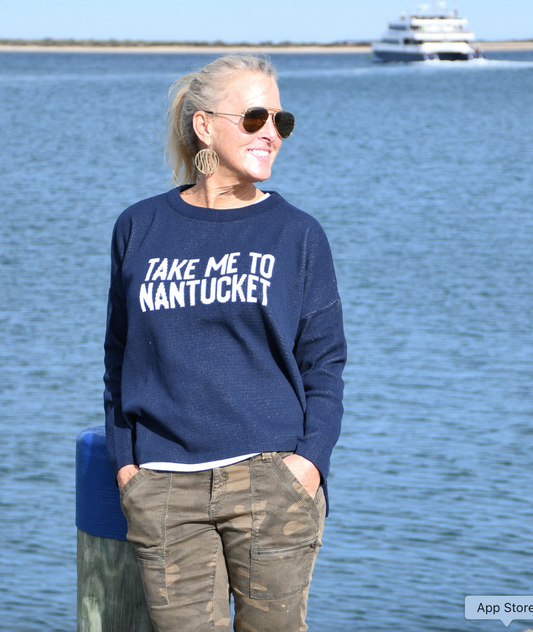ELIN'S "TAKE ME TO NANTUCKET" SWEATER