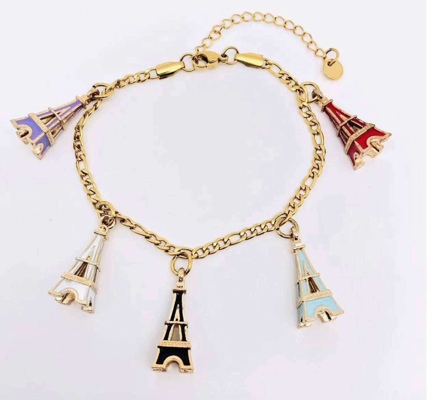 EIFFEL TOWER CHARM BRACELET