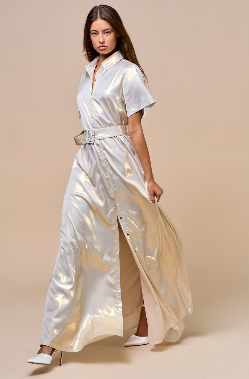 POLISHED MAXI DRESS