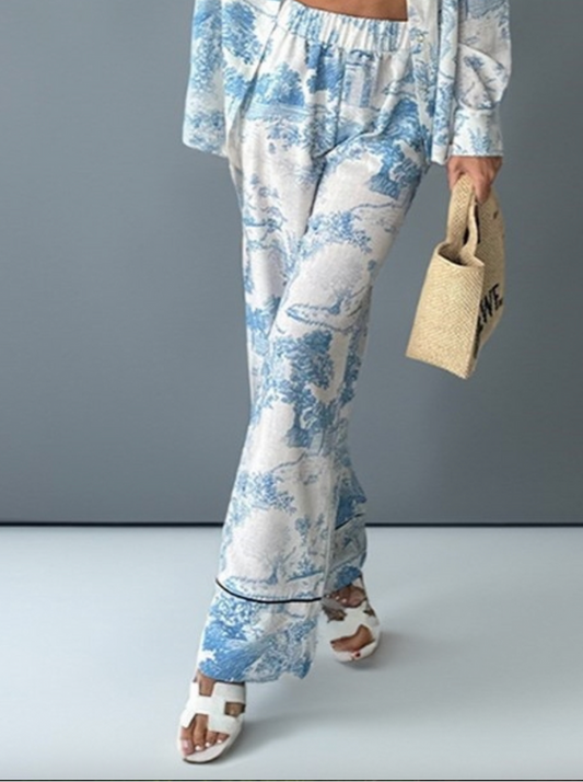 FRENCH LAUNDRY STRAIGHT LEG PANTS