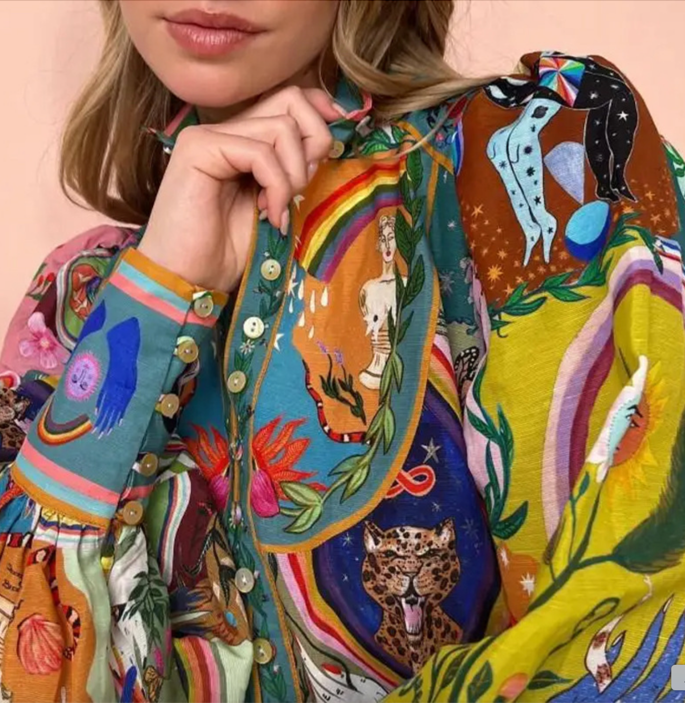 YIN YANG COLORFUL DRESS