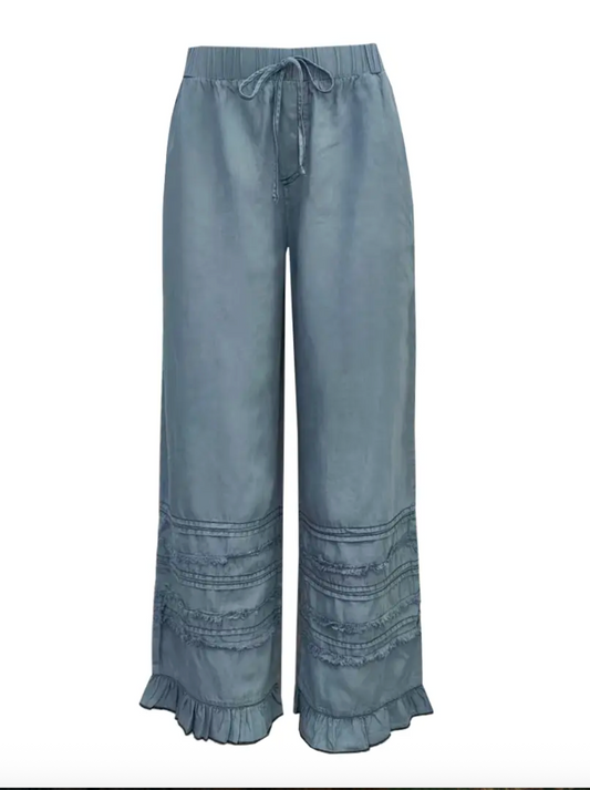 VINTAGE WESTERN RUFFLED JEANS