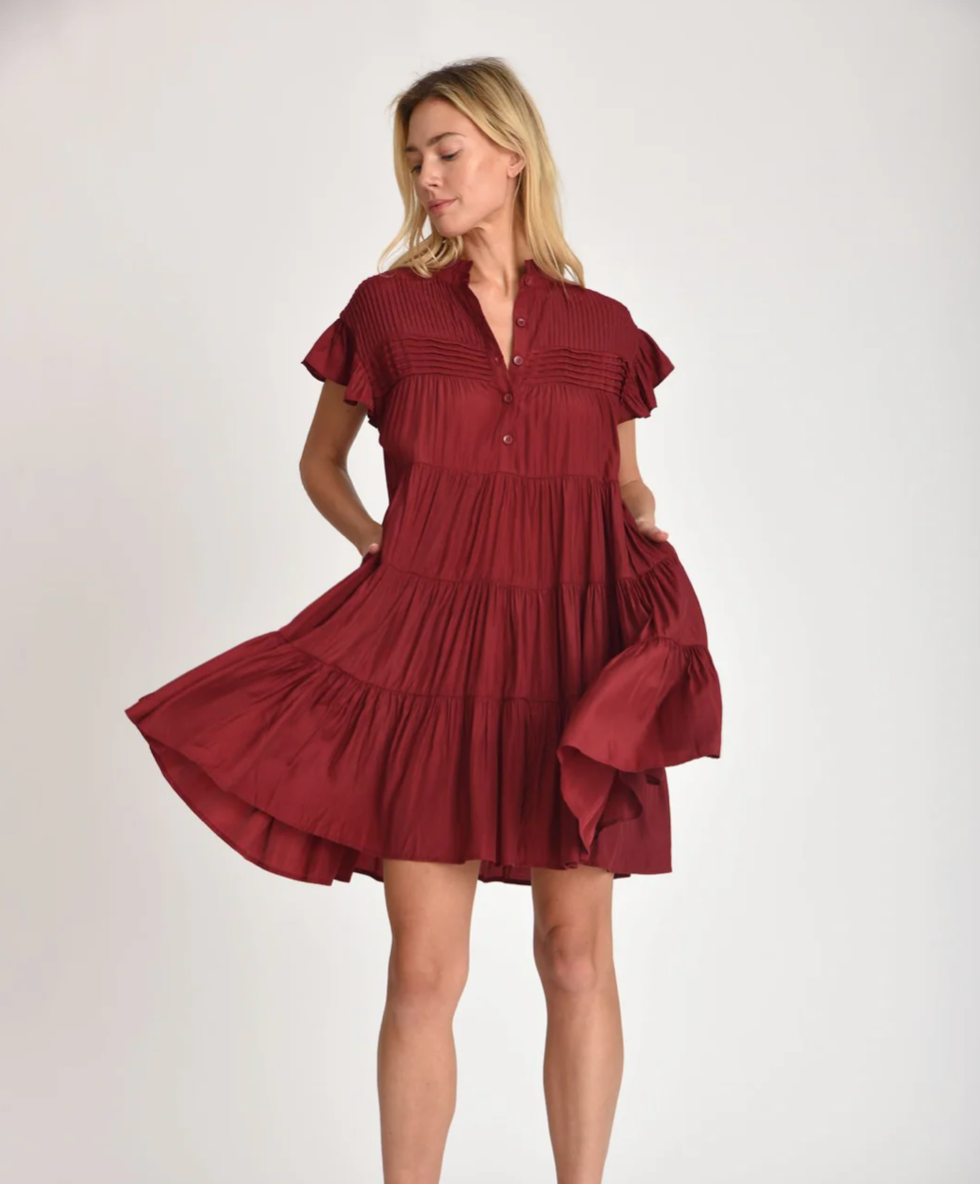 VERA PLEATS DRESS