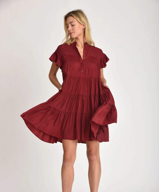 VERA PLEATS DRESS