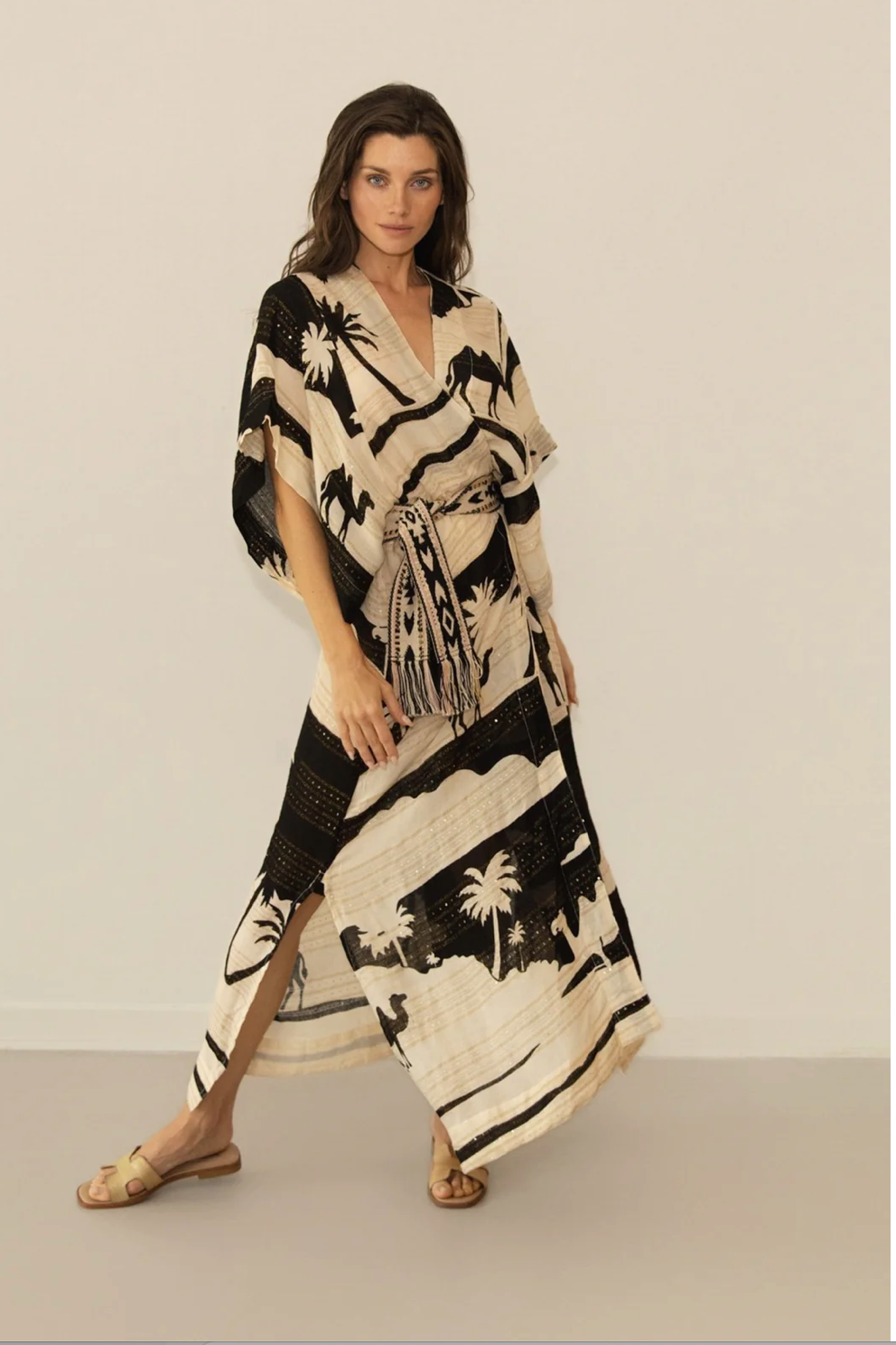KIMONO MARRAKESH PALM COVER UP
