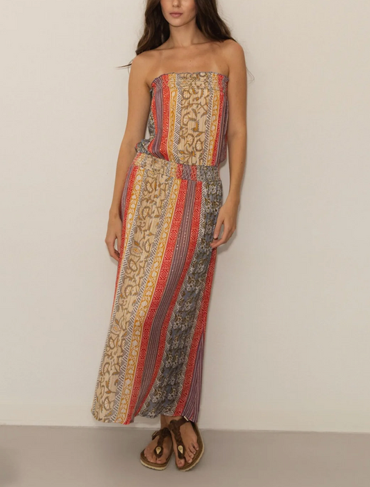 MISHU PRINTED MAXI DRESS