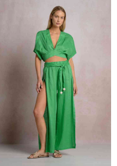 MSC CROP TOP AND PANT SET