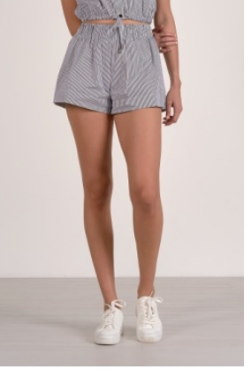 CYRUS STRIPED POCKET SHORTS