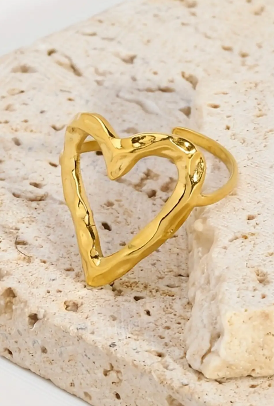 PLATED HEART RING