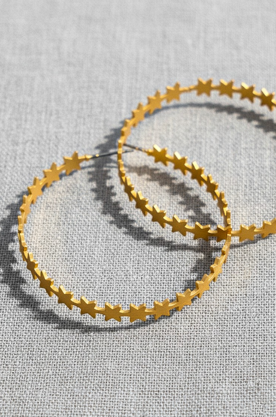 STARRY NIGHT HOOP EARRINGS