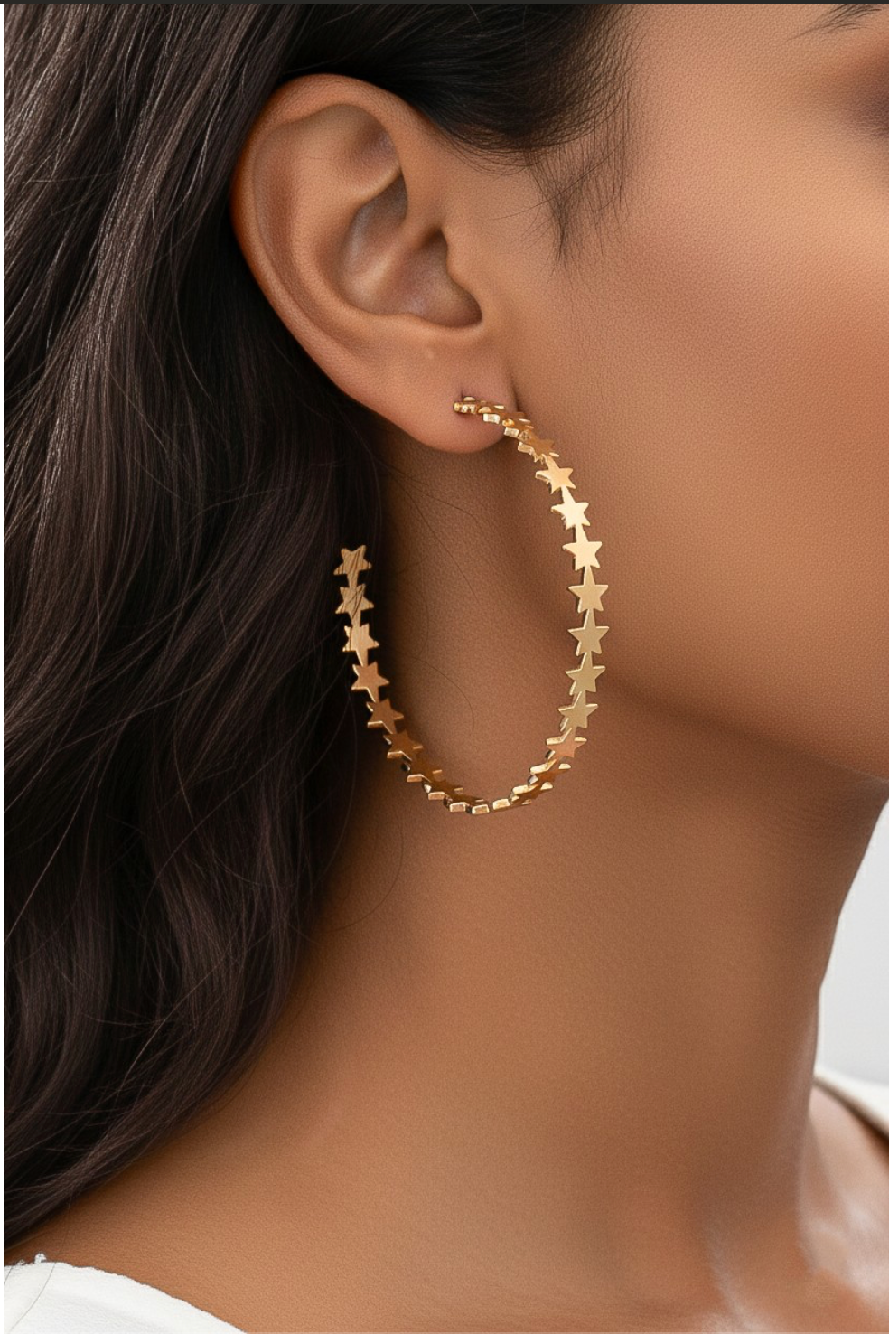 STARRY NIGHT HOOP EARRINGS