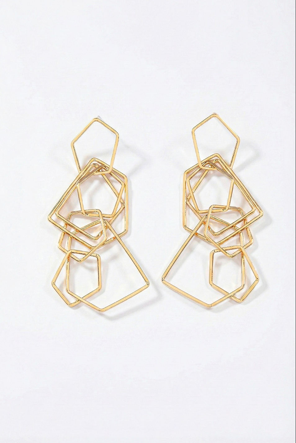 GEO TRIANGLE EARRINGS