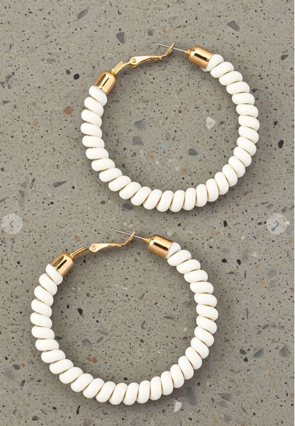 TWIST HOOP EARRINGS