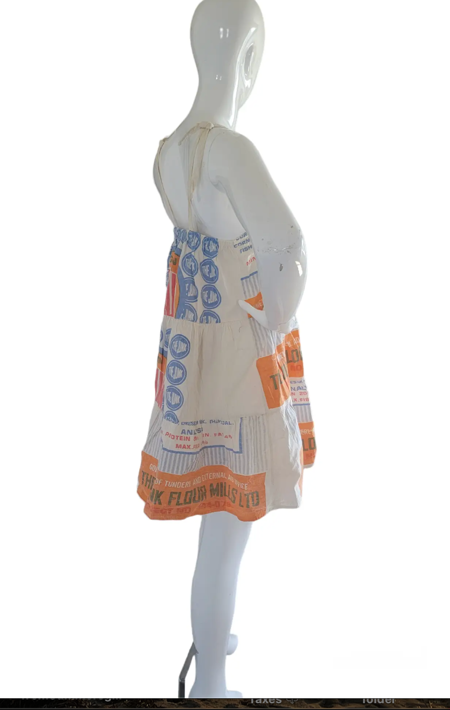 BUTTERMILK ROMPER DRESS