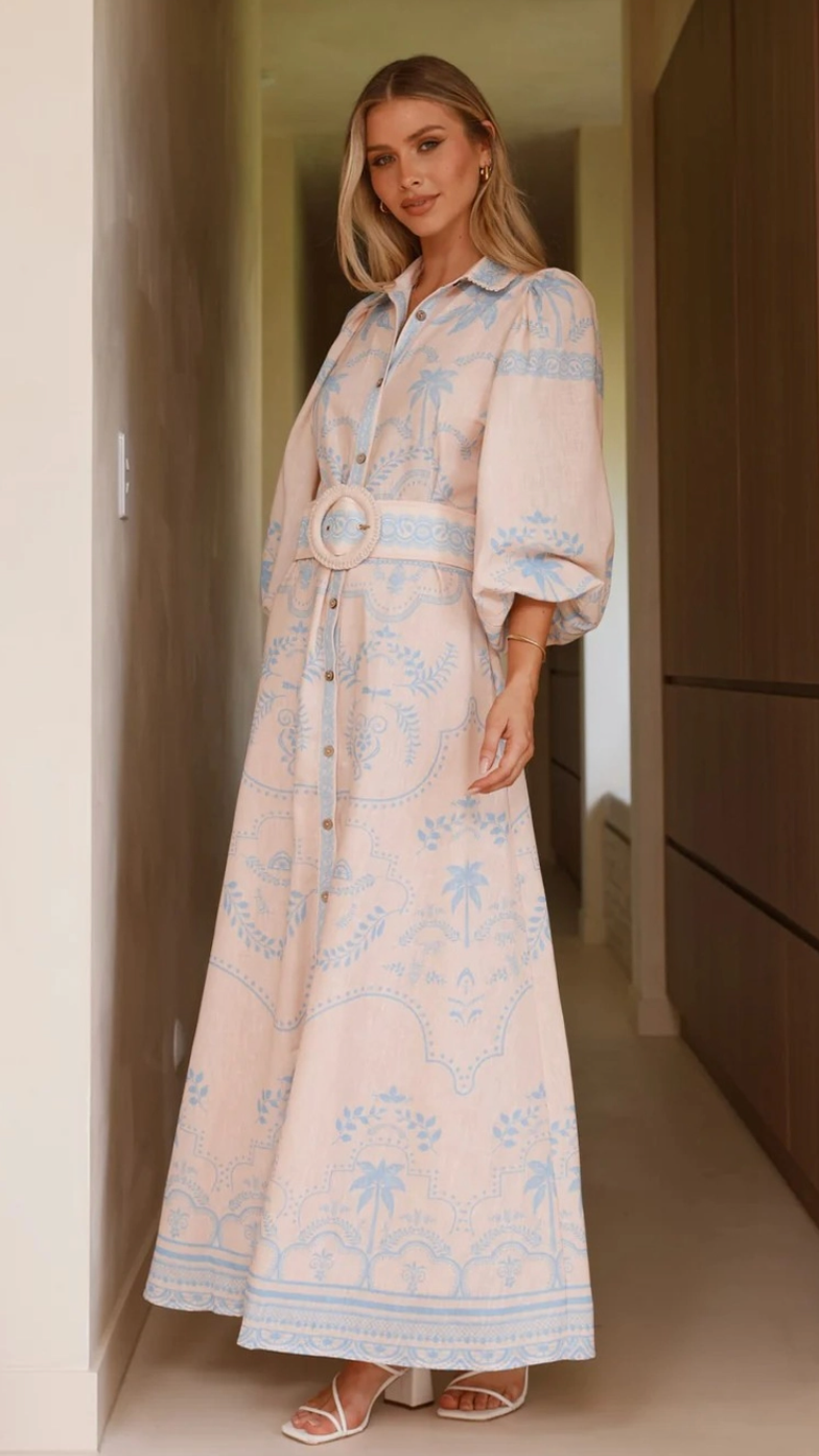 SERENELLA LINEN DRESS
