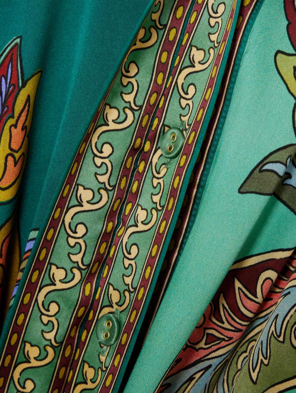 GECKO VINTAGE PRINT DRESS