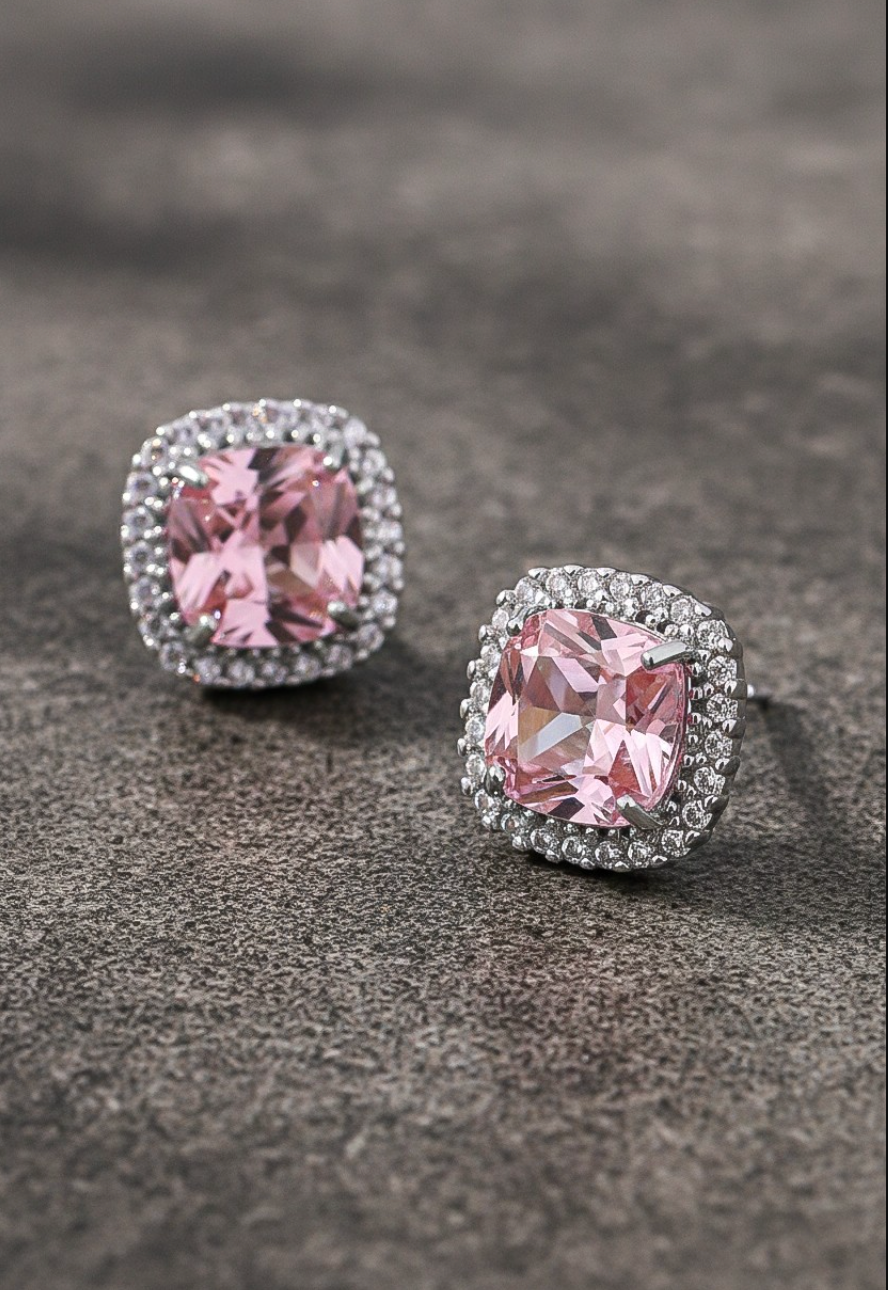 SOIREE PINK DIAMOND EARRINGS