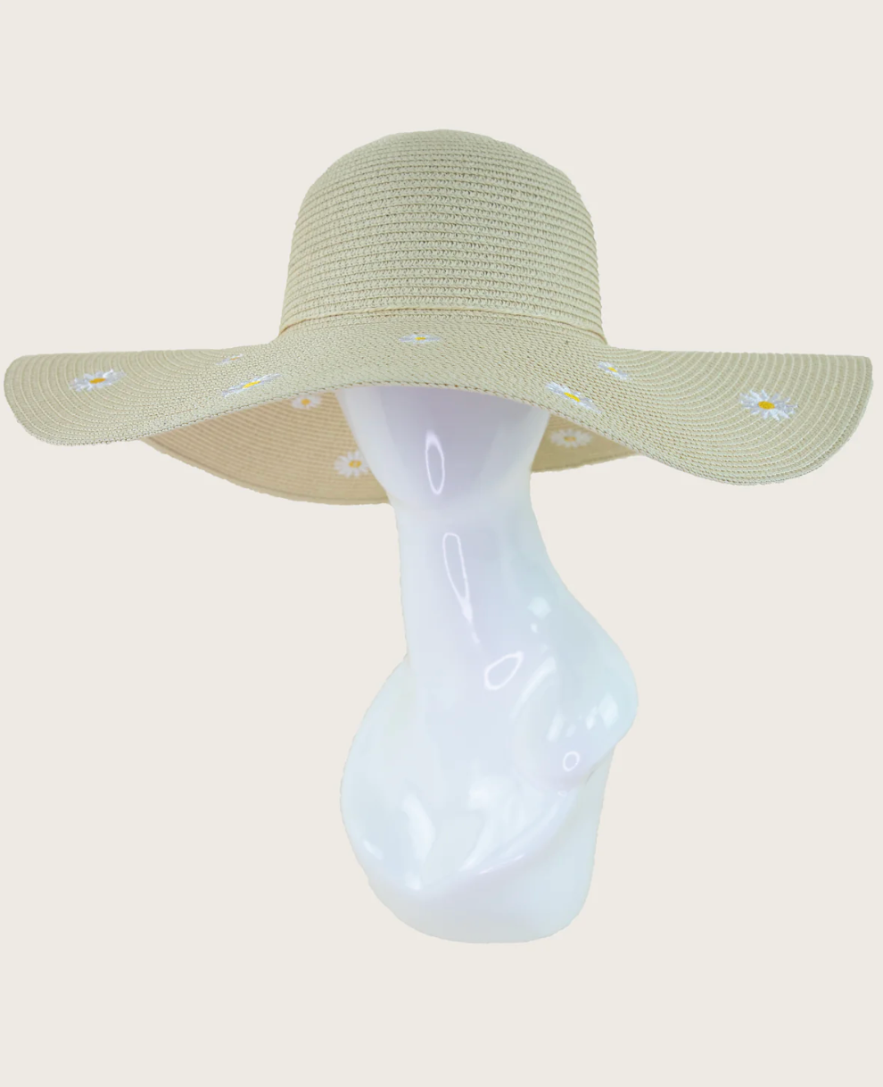 FUENTES DAISY STRAW HAT