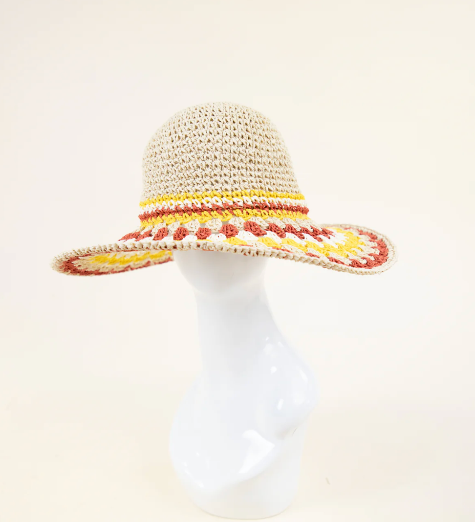 MELTING SUN STRAW HAT