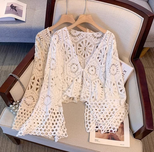 CAMPBELL CROCHET CARDIGAN