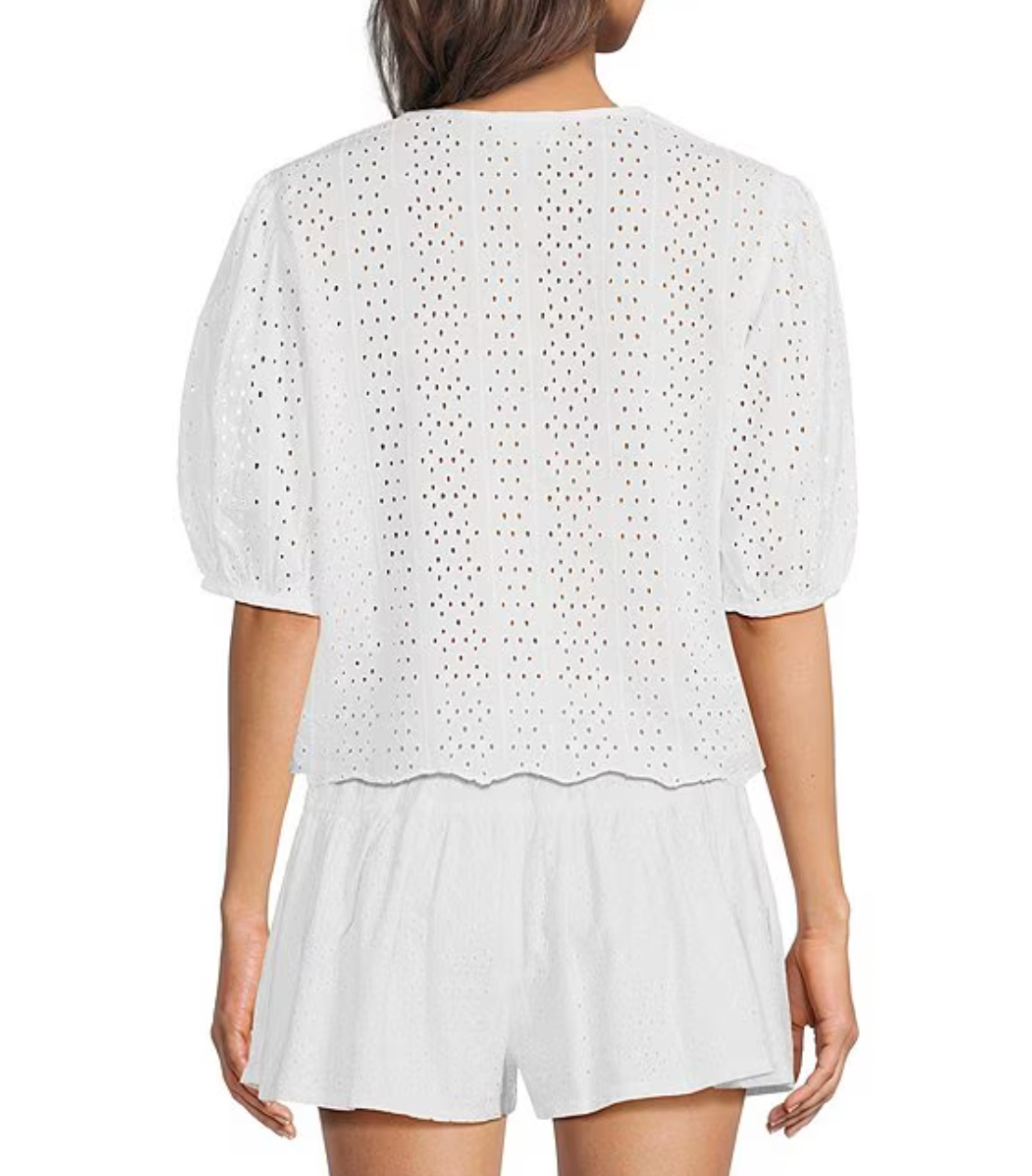 GREER EYELET TOP