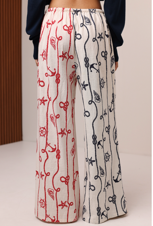 NAUTICAL BEACH PANT
