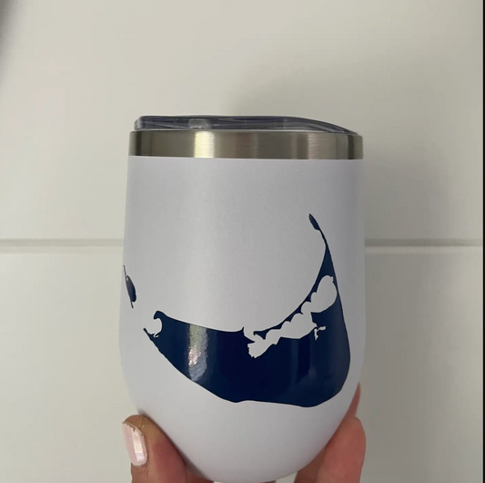ENGRAVED NANTUCKET TUMBLER WITH LID