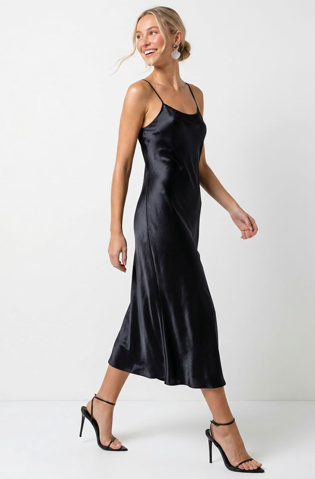 SLEEK SATIN MAXI SLIP DRESS