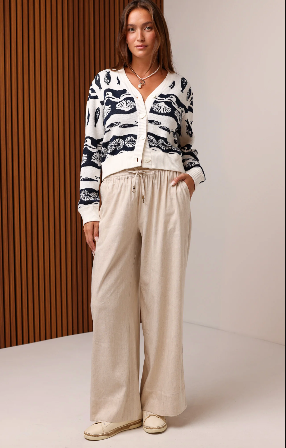 POCOMO INLET CARDIGAN SWEATER