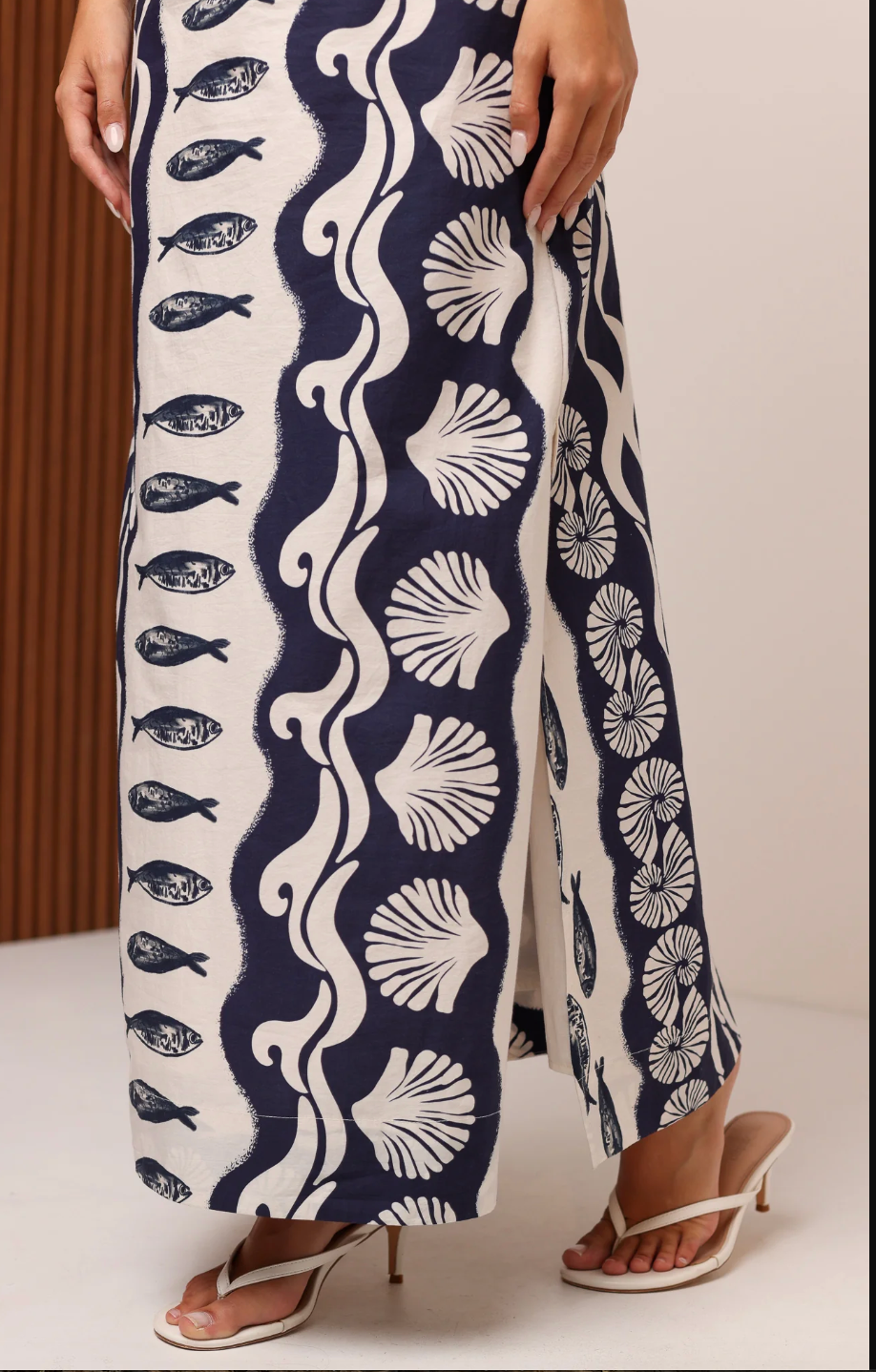 QUIDNET SCALLOP DRESS