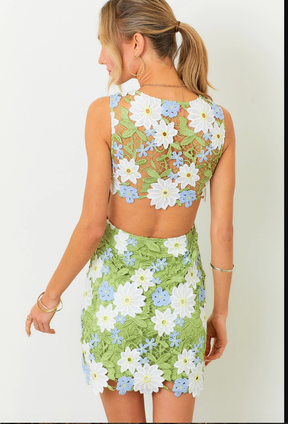 LIKE IT LIKE THAT APPLIQUE DRESS