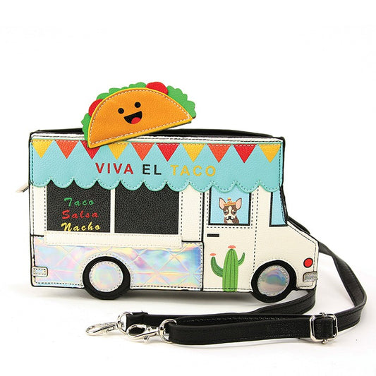 TACO TRUCK CROSS BODY HANDBAG