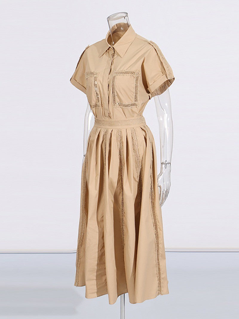 BETHEL EMBROIDERED TOP & SKIRT SET