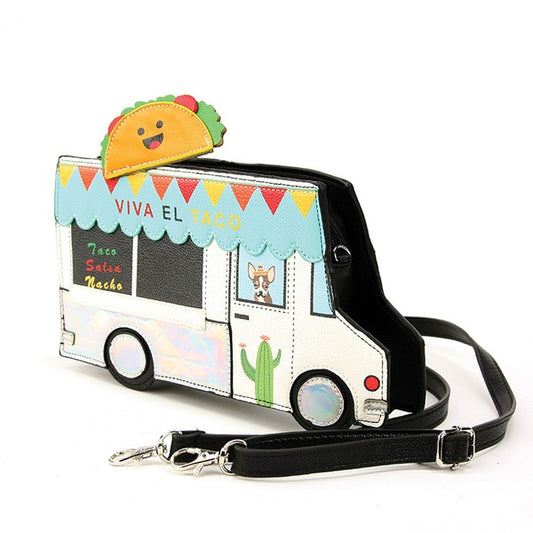 TACO TRUCK CROSS BODY HANDBAG