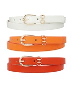 HORSEBIT ACCENT SKINNY BELT