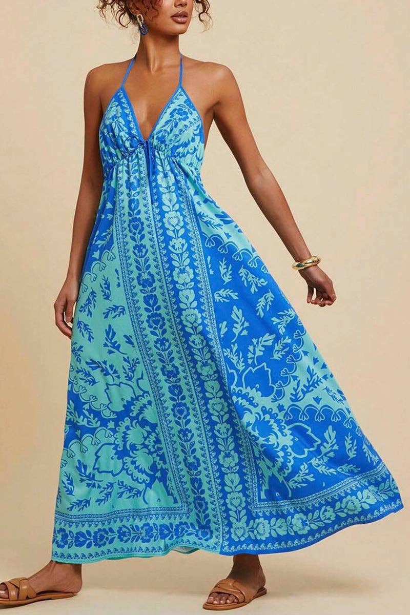 OCEAN WATER SUN DRESS