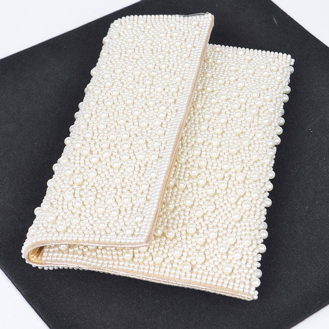 Fancy Pearl Party Clutch