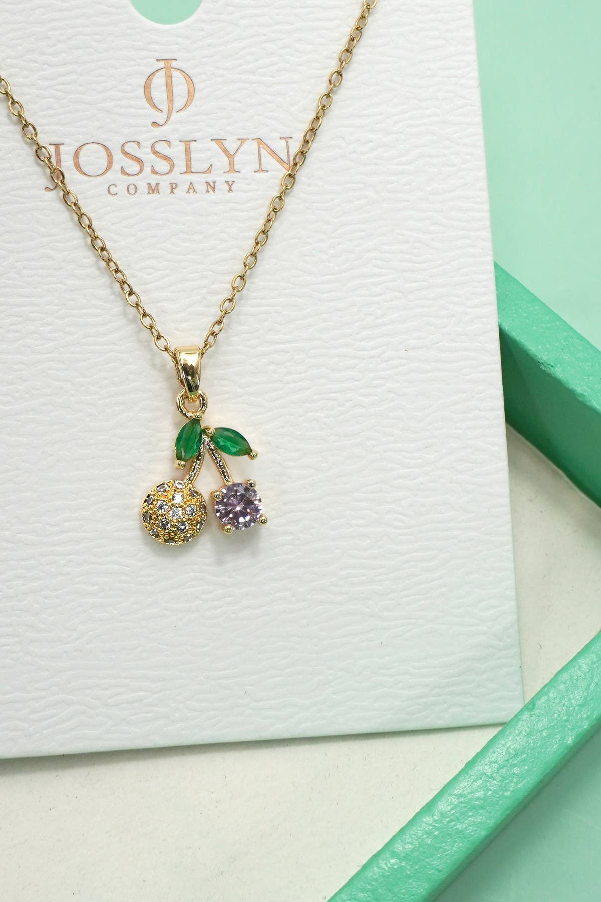 18K STAINLESS STEEL TARNISH FREE FRUIT NECKLACE