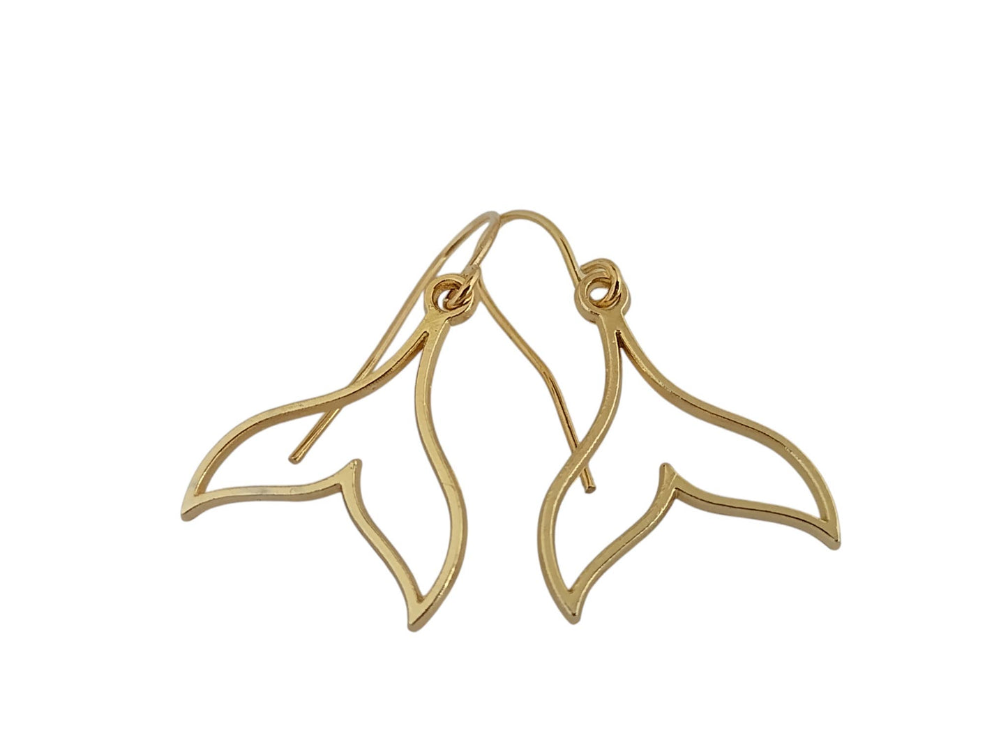 Minimalist Mermaid Tail Earrings
