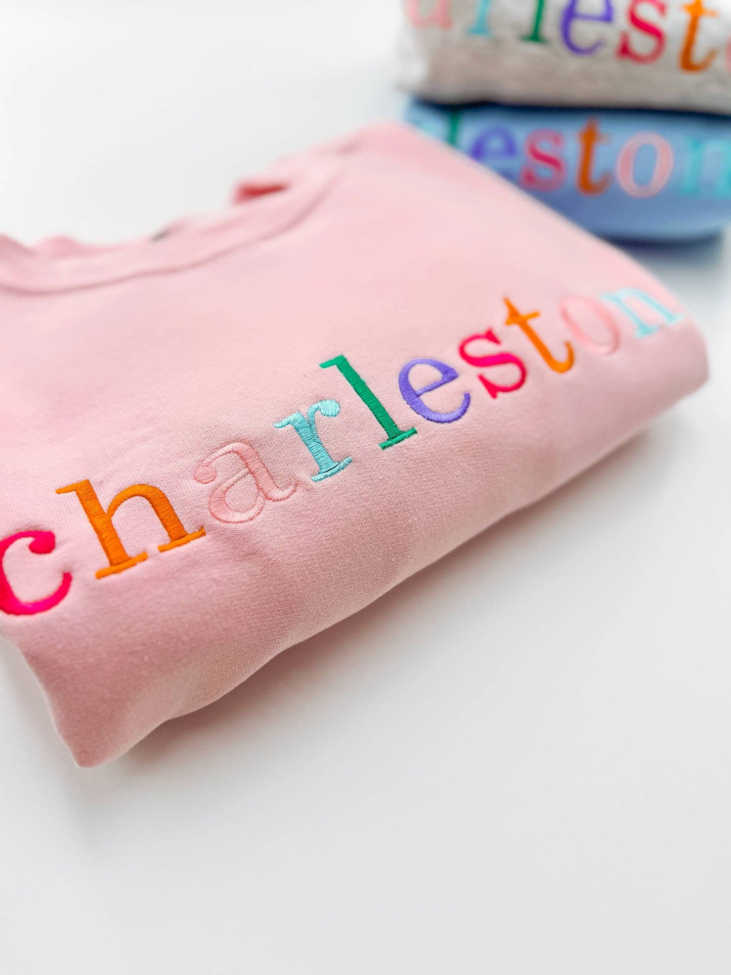 COLORFUL NANTUCKET PRINT Custom Sweatshirt