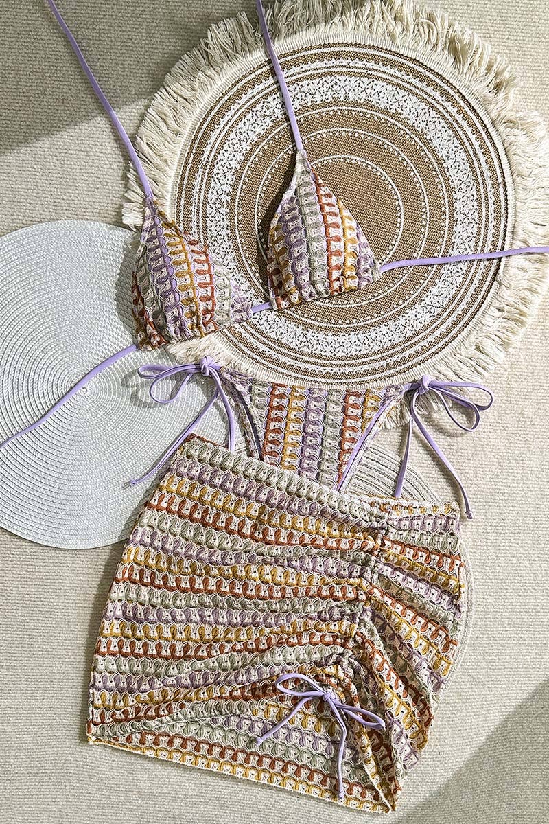 TRIBECA RUSCHED BIKINI SET