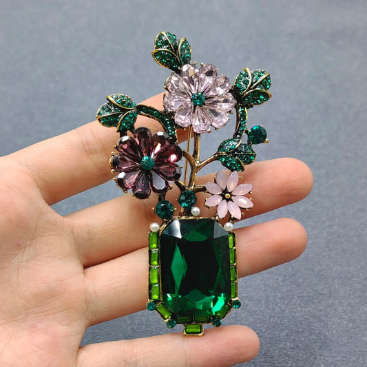 VINTAGE FLOWER BROOCH
