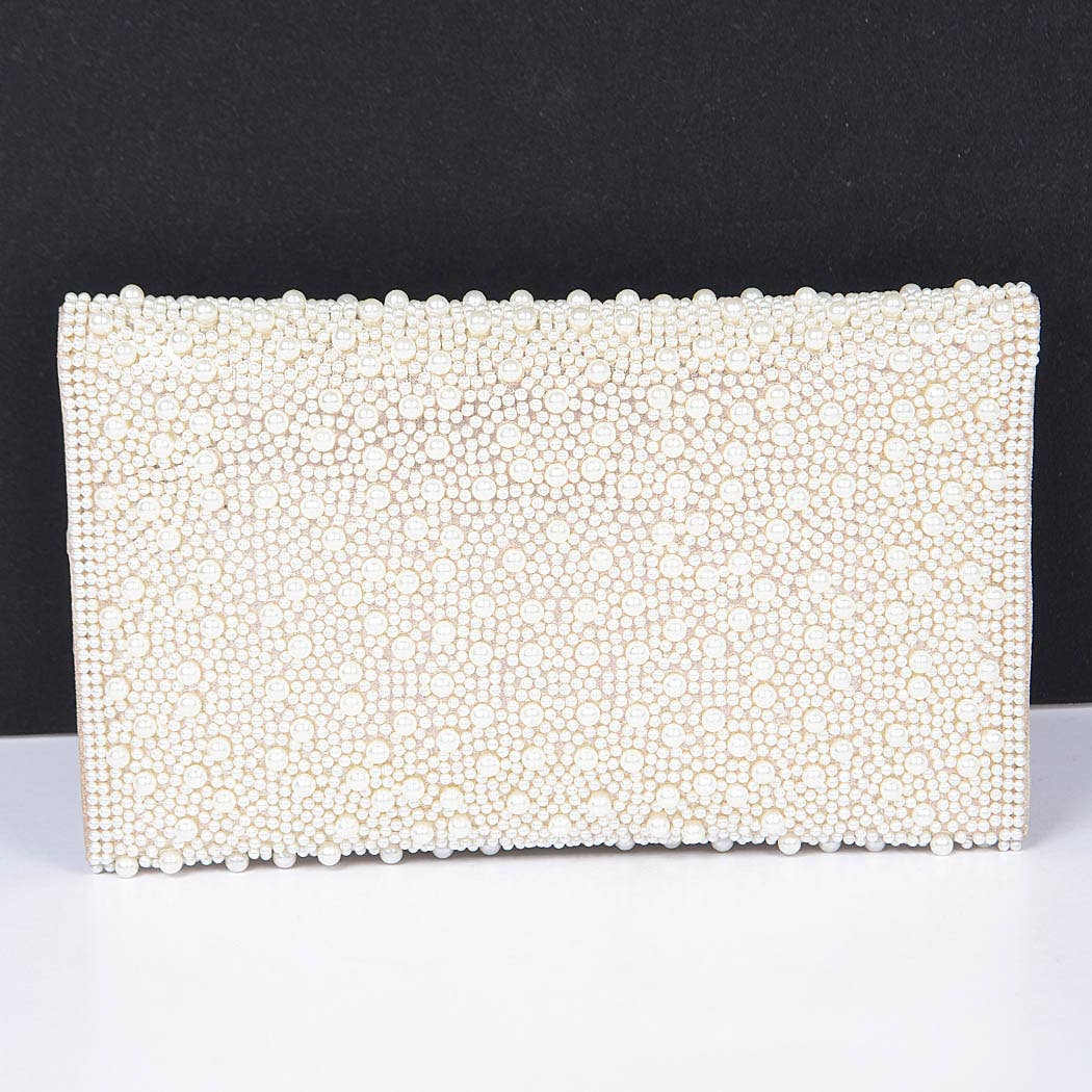 Fancy Pearl Party Clutch