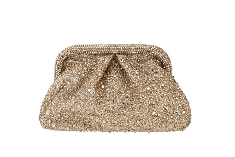 Stars in The Sky Rhinestone Clutch Handbag